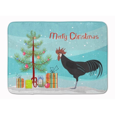 Carolines Treasures Minorca Ctalalan Chicken Christmas Machine Washable Memory Foam Mat BB9208RUG
